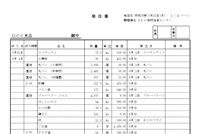 発注書